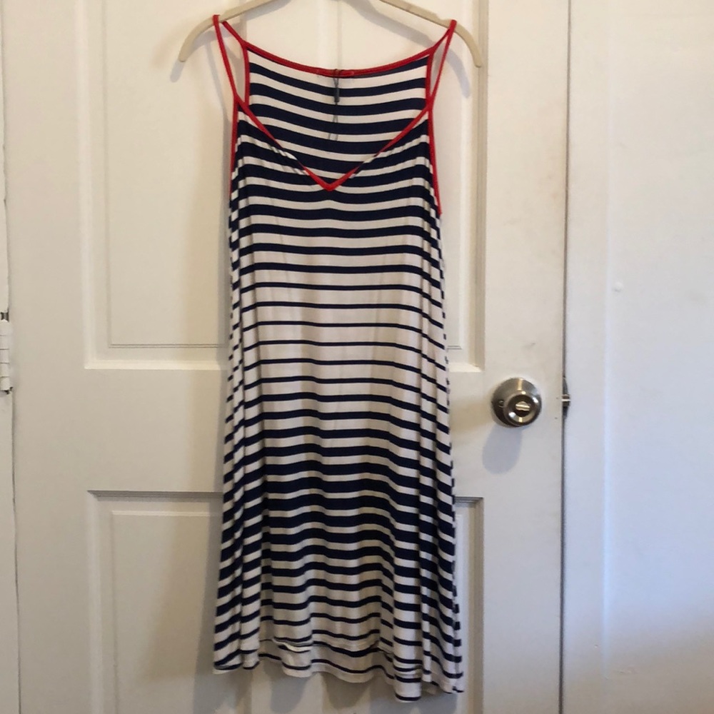 Striped Beach Cover-Up